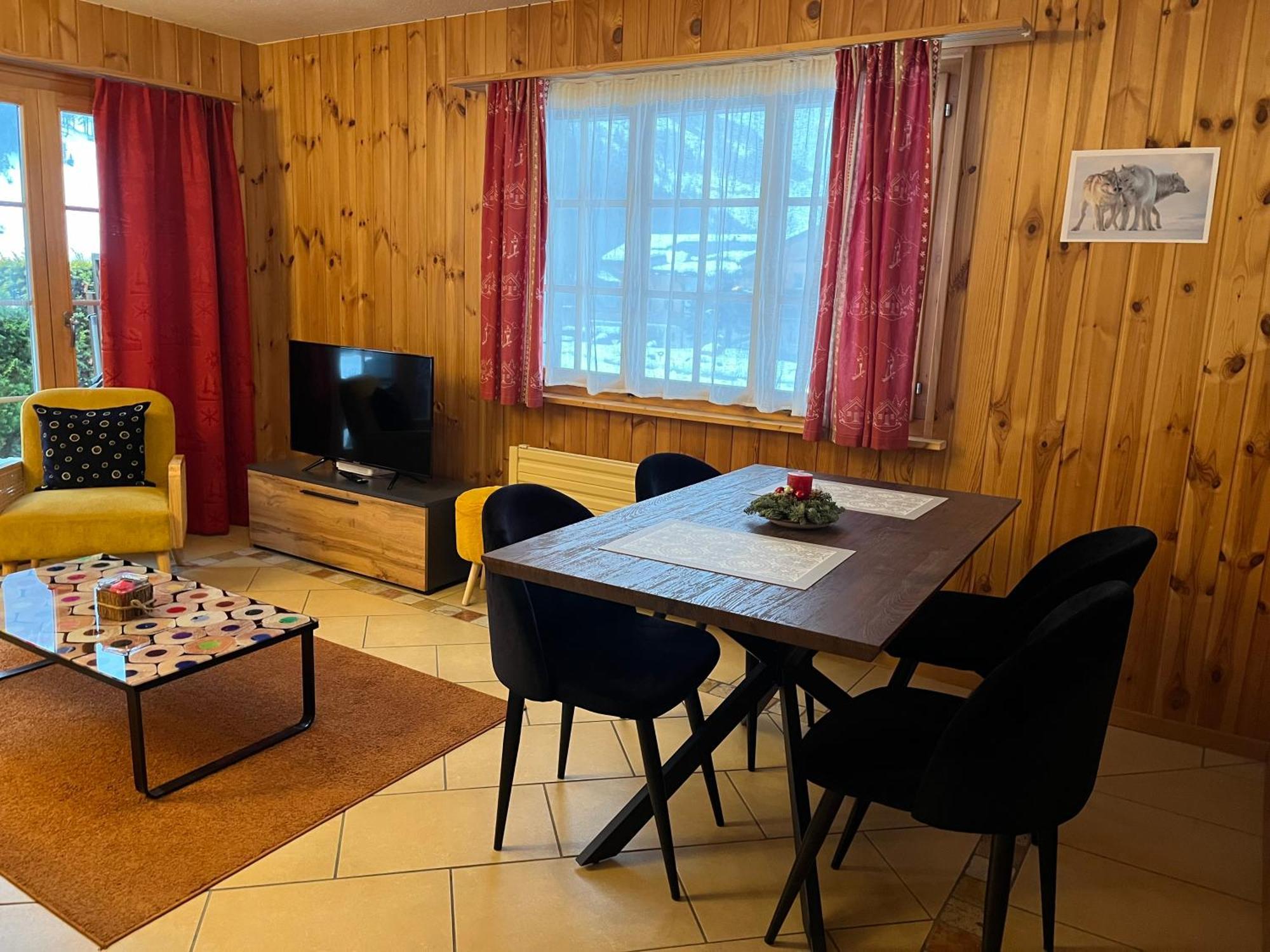 L'Herensarde, Bel Appartement Avec Jardin-Terrasse Et Garage Evolène Kültér fotó